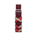 Apple Watch Hermès – Bridon Simple Tour i Rouge H, 41 mm