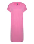 Cukajsa T-Shirt Dress Knälång Klänning Pink Culture