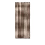 Ferm Living - Bothy Check Quilted Mattress - Cinnamon/Green - Dynor och kuddar - Brun