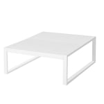 Sofabord Io Hvid Aluminium 100 x 100 x 45 cm