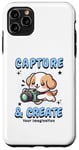 iPhone 11 Pro Max Cute Camera Dog Photographer Photo Capture & Create Puppy Case