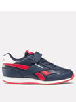 Reebok Boys Royal Classic Jog 3.0 Velcro Trainers - Navy, Navy, Size 12 Younger