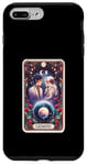 Coque pour iPhone 7 Plus/8 Plus Gemini Tarot Carte astrologique Zodiaque Astrologie Signe astrologique