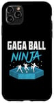 Coque pour iPhone 11 Pro Max Jeu de handball Gaga Ball Ninja Dodgeball Dodge