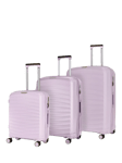 Rock Sunwave 8-Wheel Expandable Hard Shell Suitcase, Set of 3