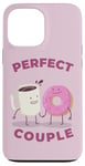 iPhone 13 Pro Max FUNNY COUPLE THE PERFECT COUPLE COFFEE AND DONUTS PERFECT Case