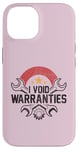 Coque pour iPhone 14 I Void Warranties Funny Sarcastic Mechanic Engine Meme