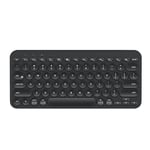 Aptiq Clavier Bluetooth Compact sans Fil - QWERTY - Ergonomique et Confortable - Connecte Plusieurs appareils - Rechargeable