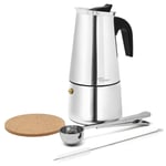 Joejis Stovetop Espresso Maker 300mL Induction Hob Cafetiere