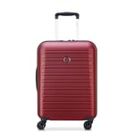 DELSEY PARIS - Segur 2.0 - Valise Cabine Rigide Slim - 55x40x20 cm - 35 Litres - XS - Rouge