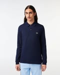 Lacoste Original L.12.12 Mens Long Sleeve Cotton Polo Shirt - Navy material_cotton - Size 3XL