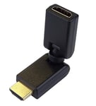 PremiumCord HDMI Adaptor 19-Pin Female - 19-Pin Male to Two Axes Rotatable