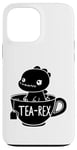 Coque pour iPhone 13 Pro Max Dinosaure drôle Tea-Rex T-Rex Dinosaure