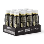 OPTIMUM NUTRITION High Protein Shake Ready to Drink Low Fat | Vanilla 12 x 330ml