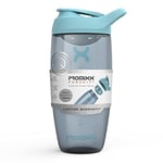 Promixx Pursuit Protein Shaker Bottle - Premium Shaker for Protein Shakes - Lifetime Durability, Leakproof, Odourless - 700ml / 24oz (Ocean Calm Blue)