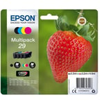 Epson 29 Strawberry Genuine Multipack, 4-colours Ink Cartridges, Claria Home Ink