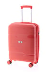 GLADIATOR Valise Cabine Extensible 4R,Super résistant Polypropylene, Boxing, Corail, de Mano, 55 cm, Valise Extensible, Dure et roulettes pivotantes.