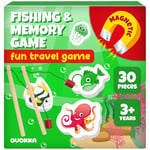 Quokka Travel Games For Kids 3-5 - Magnetic Fishing Game - Plane Activities Board Games for 4-6 year olds - Road Trip I Plane I Car Ride - Magnetic Toddler Travel Toys 8-12