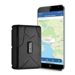 Traceur GPS Voiture Grande Batterie 10000mAh Étanche,Tracker GPS Magnétique Positionnement APP/SMS GSM Suivi en Temps Réel pour Camping-Car Camion Moto TK915