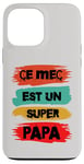 Coque pour iPhone 13 Pro Max Ce mec est un super papa cadeau drôle papa fête des pères