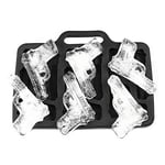 (Black)Ice Silicone Tray Soft Healthy DIY Chocolate Maker Black 18.5 * 14.2