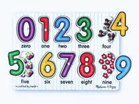 See-inside Numbers Peg Puzzle Wooden - Melissa and Doug Maths Game Gift Children