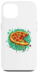 Coque pour iPhone 13 Pelle à pizza Pepperoni Splash Fun