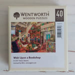 Wentworth Wooden Jigsaw Puzzle 40 piece Wish Upon a Bookshop Whimsy Sealed New