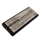 Batterie vhbw 900mAh (3.7V) pour Nintendo DS XL, DSi LL, DSi XL, UTL-001 comme C/UTL-A-BP, UTL-001.