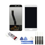 VITRE TACTILE + ECRAN LCD POUR HUAWEI  P10 5.1" BLANC + OUTILS + COLLE