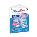 SentoSphère - RECHARGE AQUARELLUM - PEGASES - Recharge Cartes Aquarellum - Kit peinture - Peinture Aquarellable Magique - A partir de 8 ans - fabriqué en France