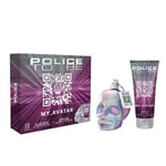 POLICE TO BE MY.AVATAR FOR WOMAN 40ML EDP SPRAY & 100ML BODY LOTION GIFT SET