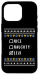 Coque pour iPhone 16 Pro Gentil Coquin Hanoucca Levi Pull Moche