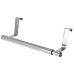 Over Door Extendable Hanging Towel Rail Rack Hanger Kitchen Bathroom Cupboard