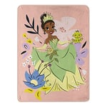 Northwest Disney Princess & The Frog Micro Raschel Couverture 116,8 x 152,4 cm Tiana en Fleurs