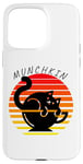 Coque pour iPhone 15 Pro Max Munchkin, chat, tasse à thé, chaton, mignon