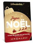 Wonderbox - Coffret Cadeau - Multi Activité - Joyeux Noël Exception - 1 Activité D'exception Au Choix pour Noël Week-End, Restaurant, Sport Ou Bien-être