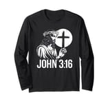 For God So Loved The World Christian Bible Verse John 3 16 Long Sleeve T-Shirt