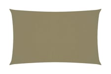 Aurinkopurje Oxford-kangas suorakaide 3x6 m beige -