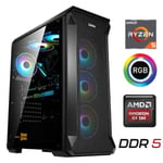 MULTI GAMING Ryzen 5 5500 64GB 512GB SSD 2TB HDD RTX 4060 8GB NoOs