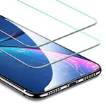 ESR Verre Trempé pour iPhone 11 / iPhone XR (2 Pièces), [Cadre de Repère Offert], [Va avec Coque], Film Protection Écran Premium pour iPhone 6.1 Pouce (2019)