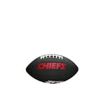 Wilson American Football MINI NFL TEAM SOFT TOUCH, Soft Touch-Blended Leather,Black