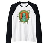 Universal Monsters Creature From The Black Lagoon Christmas Raglan Baseball Tee