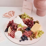 Ginger Ray Hen Party Rose Gold Grazing Board Party Decoration Food Sharing Plate, - 11cm