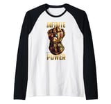 Marvel Avengers Infinity War Infinite Power Manche Raglan