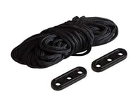 Windhager Lot de 6 tendeurs de fixation variables pour tente, tendeurs de tente, tendeurs de câble, tendeurs pour voile d'ombrage, 07264, noir