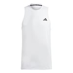 adidas TR-ES FR SL T T-Shirt, White/Black, L Homme