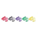 intellinet Lot de 50 Clips de réparation RJ45 (pour la réparation de connecteurs modulaires RJ45) Transparent Multicolore 771450