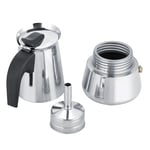 Portable Stainless Steel Coffee Pot Moka Maker Mocha Pot (450ml)