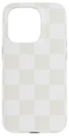 Coque pour iPhone 15 Pro GRAND DAMIER ÉCHIQUIER CLASSIQUE DESIGN LUXE FEMMES HOMMES